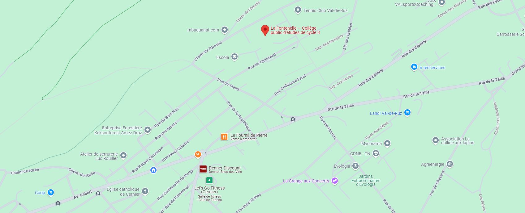 Maps of 3 Venues